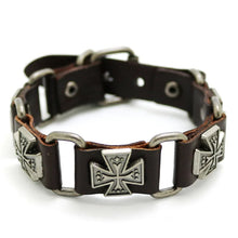2018 New Accessories For Men And Women  Retro Casual leather Bracelet Men Fashion Punk Bracelet Bracelet