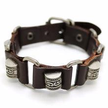 2018 New Accessories For Men And Women  Retro Casual leather Bracelet Men Fashion Punk Bracelet Bracelet