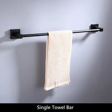 Bathroom Accessories Towel Rail Paper Holder,Towel Rack,Toilet Brush holder ,Towel Holder Aluminum Black bathroom Hardware set