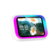 Smart BT Speaker Large-Screen Weather Temperature Display Table Speaker with Voice Assistant Bedroom Decor
