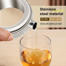 Stainless Steel Bracelet Flasks Portable Wine Whisky Hip Flask Flagon Drinking Bottle Kitchen Wine Container
