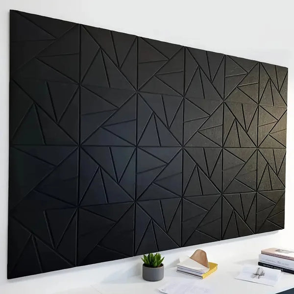 12pcs High-Density Acoustic Foam Panels Soundproof Boards Suitable for Recording Studios Home Theaters Game Rooms Meeting Room