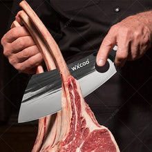 Kitchen Chef Meat Cleaver 11PCS Kitchen Knife Set Forged Steel High Hardness Chopping Knife Kitchen Scissors Cooking Tools