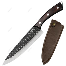 Kitchen Chef Meat Cleaver 11PCS Kitchen Knife Set Forged Steel High Hardness Chopping Knife Kitchen Scissors Cooking Tools