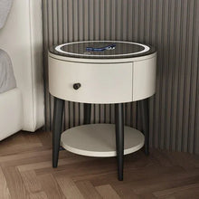 Smart Modern Nightstands Minimalist Multifunctional Drawers Design Nightstands Wireless Charger Sofa Nachttisch Decoration