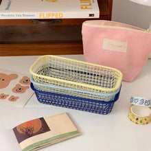 Metal Storage Basket Desktop Sundries Organizer Photocards Holder Stationerry Make Up Sorting Holder Office Home Suppliers