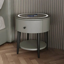 Smart Modern Nightstands Minimalist Multifunctional Drawers Design Nightstands Wireless Charger Sofa Nachttisch Decoration