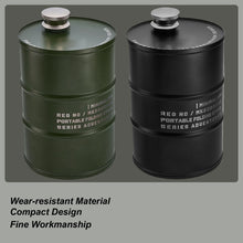 Drinking Flasks Portable Beer Barrel Flagon 750ml Leakproof Stainless Steel Flask for Fishing Hiking Camping Workplace Gathering