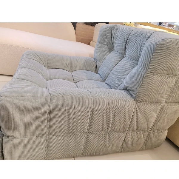 Lazy Sofa,Casual Style Room Decor,Fabric Single Recliner with Flannel Surface and Stereotyped High-density Foam,Shipped by Sea