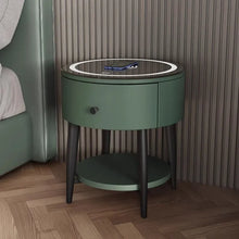 Smart Modern Nightstands Minimalist Multifunctional Drawers Design Nightstands Wireless Charger Sofa Nachttisch Decoration