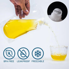 Plastic Flasks Reusable Drinks Pouches Juice Flasks