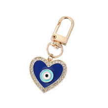 Car Accessories DIY Trinkets Ornaments Key Ring Holder Evil Eye Keychain Blue Eye Key Chain Hamsa Hand Keyring Car Keyring