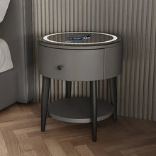 Smart Modern Nightstands Minimalist Multifunctional Drawers Design Nightstands Wireless Charger Sofa Nachttisch Decoration
