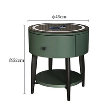 Smart Modern Nightstands Minimalist Multifunctional Drawers Design Nightstands Wireless Charger Sofa Nachttisch Decoration