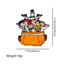 Funny Cartoon Movie Accessories Lapel Pins for Backpacks Briefcase Badges Badges on Backpack New Year Gift Brooch for Clothes