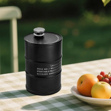 Drinking Flasks Portable Beer Barrel Flagon 750ml Leakproof Stainless Steel Flask for Fishing Hiking Camping Workplace Gathering