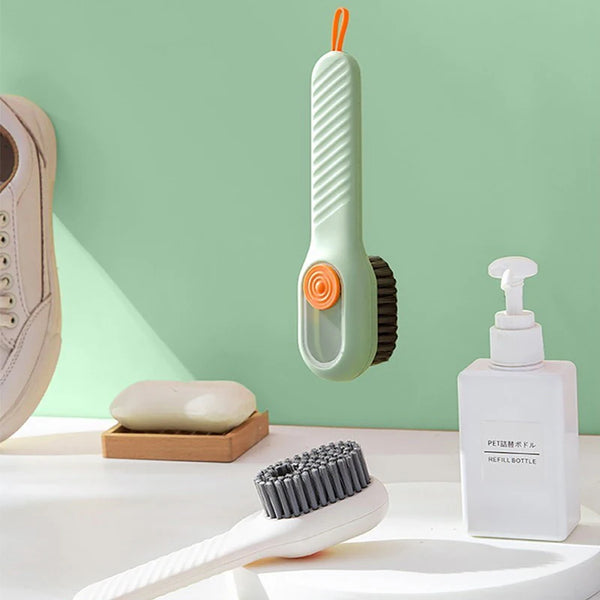 Cleaning Brush Soft Bristled Liquid Shoe Brush Long Handle Brush Clothes Brush Shoe Clothing Board Brush Household Cleaning Tool