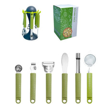 6-piece set of kitchen tools, pizza, baking, fruit tools, household peelers, bottle openers, and kitchenware small tools