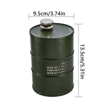 Drinking Flasks Portable Beer Barrel Flagon 750ml Leakproof Stainless Steel Flask for Fishing Hiking Camping Workplace Gathering