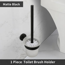 Bathroom Accessories Towel Rack Shelf Bar Roll Paper Holder With Cover Hand Towel Bar Holder Robe Hook Toilet Brush Holder Black