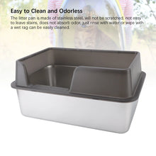 Stainless Steel Cat Litter Pan