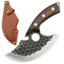 Kitchen Chef Meat Cleaver 11PCS Kitchen Knife Set Forged Steel High Hardness Chopping Knife Kitchen Scissors Cooking Tools