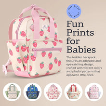 Backpack - Daycare Bag - Features Adjustable Shoulder Straps Strawberry school bag