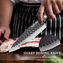 Kitchen Chef Meat Cleaver 11PCS Kitchen Knife Set Forged Steel High Hardness Chopping Knife Kitchen Scissors Cooking Tools