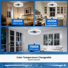 Smart Ceiling Fan Lamps with Remote Control Modern Dilent Dimmable 33cm LED Light for Home Kitchen Living Room Bedroom AC95-260V