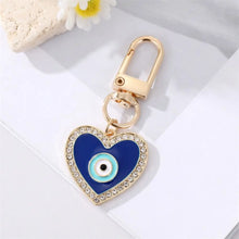 Car Accessories DIY Trinkets Ornaments Key Ring Holder Evil Eye Keychain Blue Eye Key Chain Hamsa Hand Keyring Car Keyring