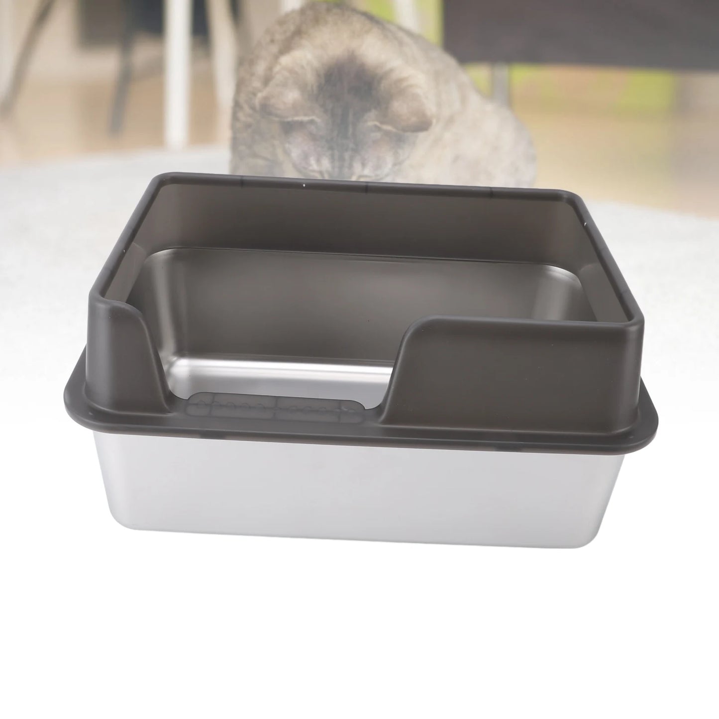 Stainless Steel Cat Litter Pan