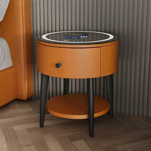 Smart Modern Nightstands Minimalist Multifunctional Drawers Design Nightstands Wireless Charger Sofa Nachttisch Decoration
