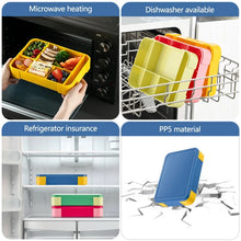 Lunch Boxes for Kids Children Student Sealed In Compartments Fruit Salad Boxes Work Microwave Heating Bento Boxes Kitchen Tools