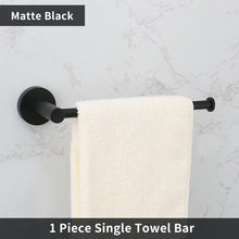 Bathroom Accessories Towel Rack Shelf Bar Roll Paper Holder With Cover Hand Towel Bar Holder Robe Hook Toilet Brush Holder Black