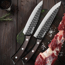 Kitchen Chef Meat Cleaver 11PCS Kitchen Knife Set Forged Steel High Hardness Chopping Knife Kitchen Scissors Cooking Tools
