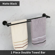 Bathroom Accessories Towel Rack Shelf Bar Roll Paper Holder With Cover Hand Towel Bar Holder Robe Hook Toilet Brush Holder Black