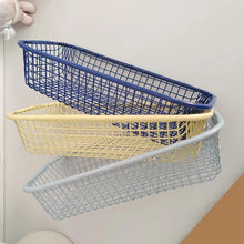 Metal Storage Basket Desktop Sundries Organizer Photocards Holder Stationerry Make Up Sorting Holder Office Home Suppliers