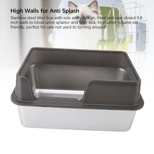 Stainless Steel Cat Litter Pan