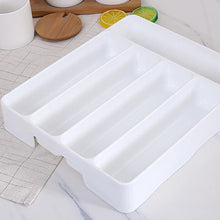Kitchen Tools Drawer Organizer Tray Spoon Forks Cutlery Separation Finishing Rack Storage Box Portable Cutlery Container