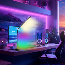 Smart Lamp, Music Sync RGB LED Light Desk Lamp Night Light, Gaming, Ambient Lighting, Gaming Equipment, Adjustable Brightness