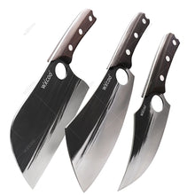 Kitchen Chef Meat Cleaver 11PCS Kitchen Knife Set Forged Steel High Hardness Chopping Knife Kitchen Scissors Cooking Tools