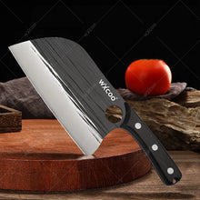 Kitchen Chef Meat Cleaver 11PCS Kitchen Knife Set Forged Steel High Hardness Chopping Knife Kitchen Scissors Cooking Tools