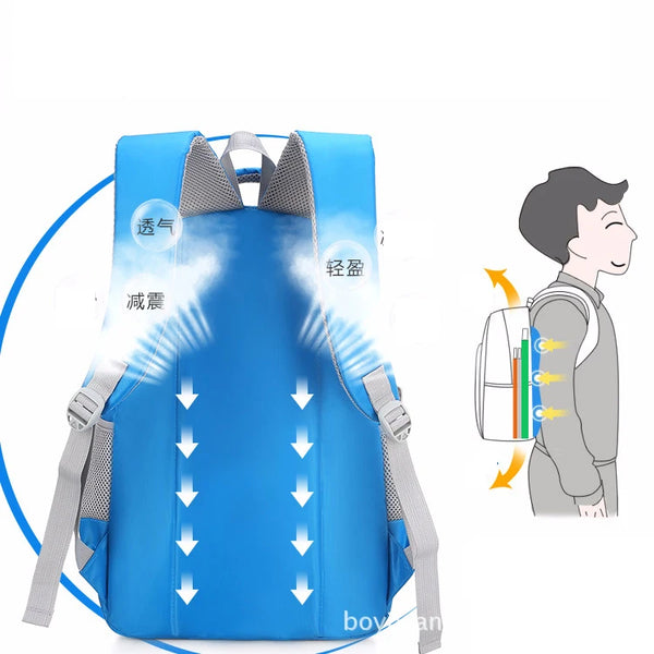 New Backpack Schoolbag Children School Bags for Teenagers Boys Girls Big Capacity Waterproof Satchel Kids Book mochila escolar
