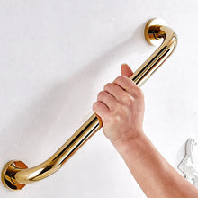 Luxury Shower Bathroom Accessories Set, Towel Ring, Paper Holder, Coat Hook, Toilet Brush, Polished Gold, Bath Hardware