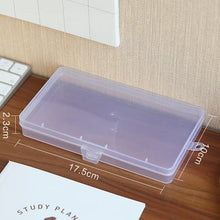 1 PC Stationery Stickers Plastic Storage Box Organizer Container Art Tool Case for Craft Desktop