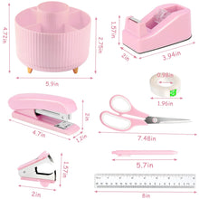 New Set Stationery Practical Desk Organizers Accessories Tool Portable Office Desk Accessories Set Student Stationery Supplies