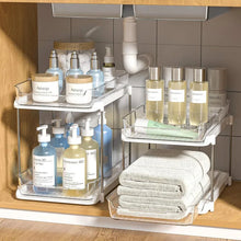 Kitchen Shelf Save Space Multi Under Sink Storage  Multifunctional Pull Out Drawer Organizer Bathroom Kitchen Accessories