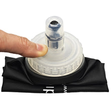 500ML TPU Soft Flask Black Flask BPA free Food Safety Hydration Flask for Running, Hiking, Camping etc
