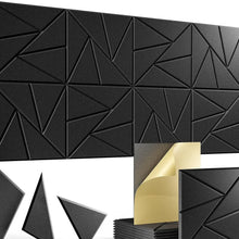 12pcs High-Density Acoustic Foam Panels Soundproof Boards Suitable for Recording Studios Home Theaters Game Rooms Meeting Room