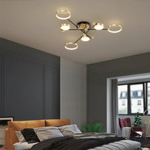 2025 Modern Smart LED Ceiling Light Dimmable Black And Gold Indoor Lamp For Living Room Bedroom Dining Room Home Decor Luminaire